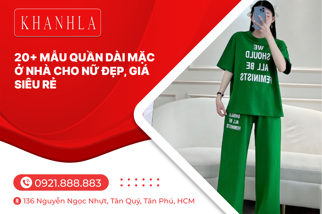 20+ Mẫu quần dài mặc ở nhà cho nữ đẹp, giá siêu rẻ