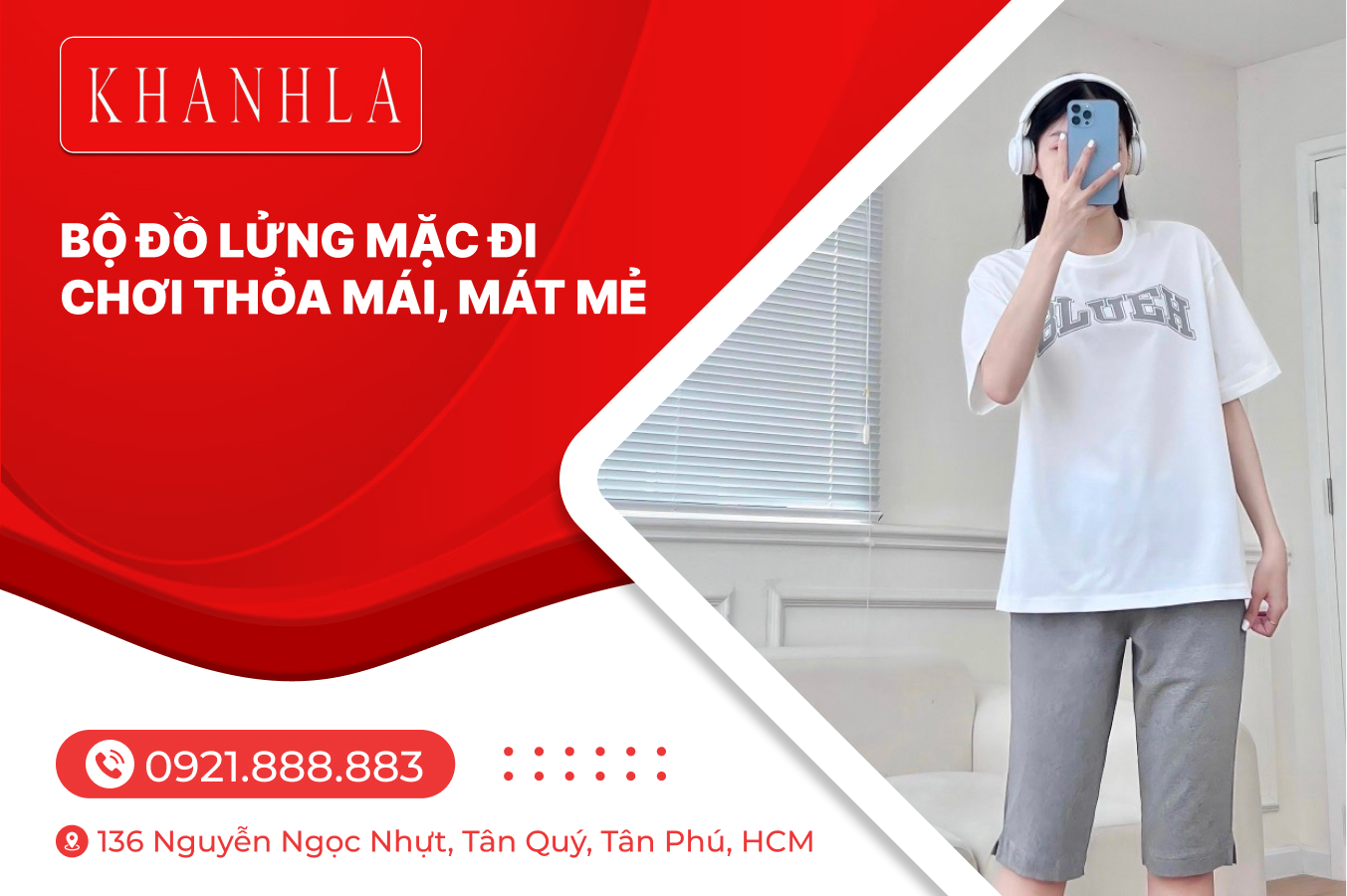 Bộ đồ lửng mặc đi chơi thỏa mái, mát mẻ