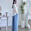 SET DÀI THUN COTTON QUẦN ỐNG SUÔNG IN BLUEH