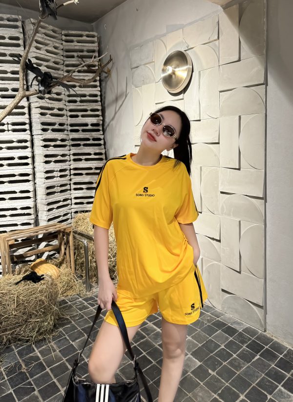 SET ĐÙI THUN COTTON THỂ THAO THÊU S STUDIO KHÁNH LA - Ảnh 2