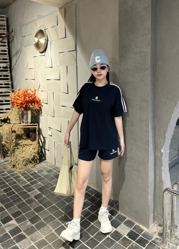 SET ĐÙI THUN COTTON THỂ THAO THÊU S STUDIO KHÁNH LA - Ảnh 11