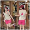 SET ĐÙI THUN COTTON IN GẤU POOH DỄ THƯƠNG KHÁNH LA