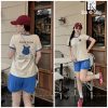 SET ĐÙI THUN COTTON IN GẤU POOH DỄ THƯƠNG KHÁNH LA