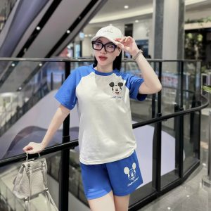 SET ĐÙI THUN COTTON IN HÌNH MICKEY KHÁNH LA