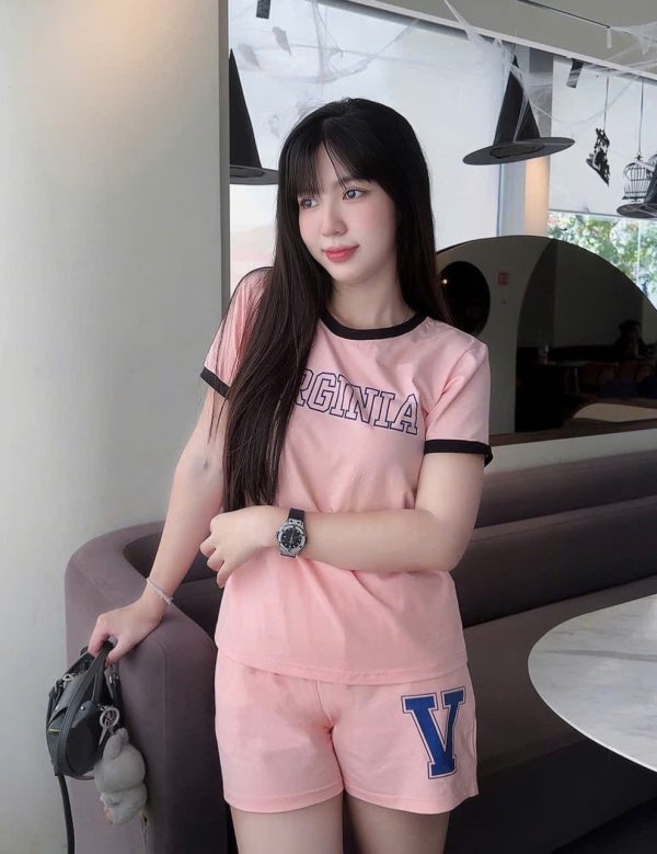 SET ĐÙI THUN COTTON IN CHỮ VIRGINIA SỐ 51 SAU LƯNG - Ảnh 9