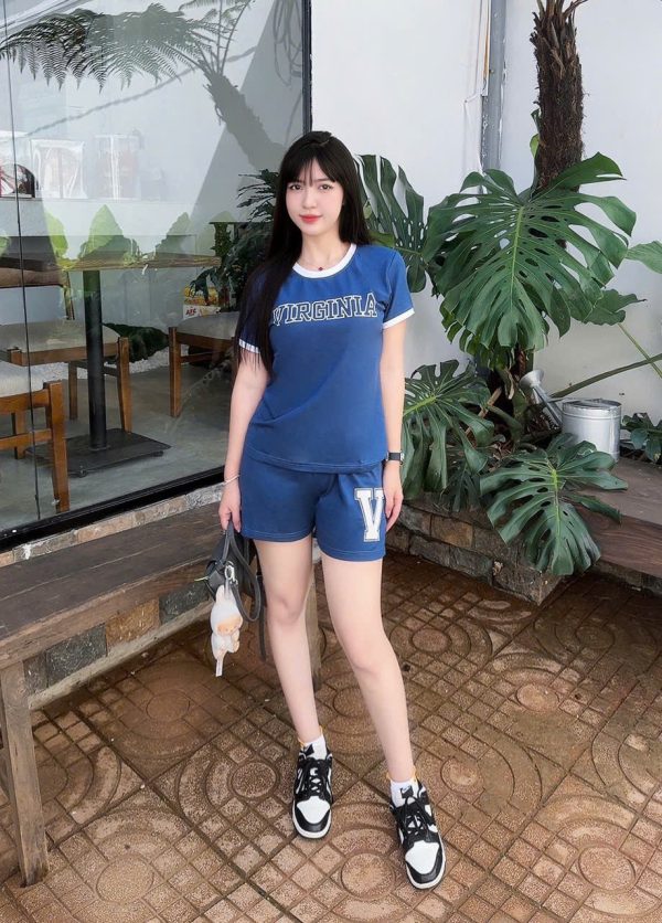 SET ĐÙI THUN COTTON IN CHỮ VIRGINIA SỐ 51 SAU LƯNG - Ảnh 10