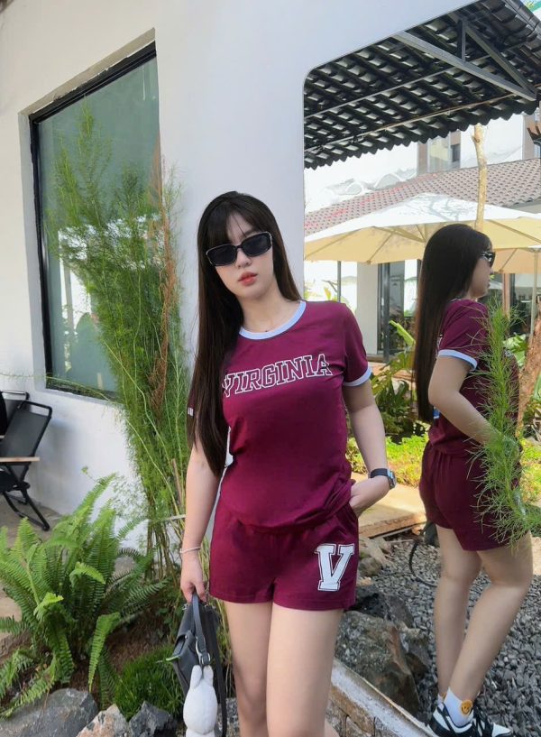 SET ĐÙI THUN COTTON IN CHỮ VIRGINIA SỐ 51 SAU LƯNG - Ảnh 13