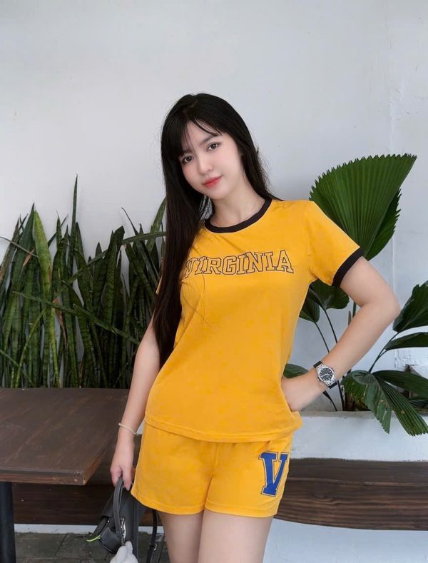 SET ĐÙI THUN COTTON IN CHỮ VIRGINIA SỐ 51 SAU LƯNG - Ảnh 20