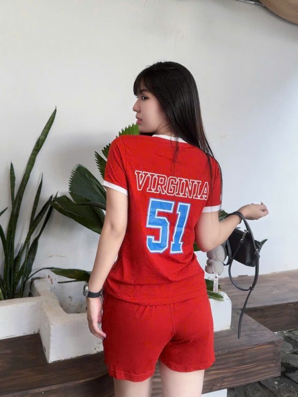 SET ĐÙI THUN COTTON IN CHỮ VIRGINIA SỐ 51 SAU LƯNG - Ảnh 5