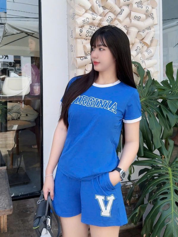 SET ĐÙI THUN COTTON IN CHỮ VIRGINIA SỐ 51 SAU LƯNG - Ảnh 6
