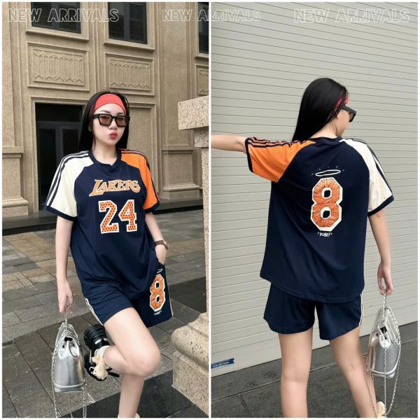 SET ĐÙI THỂ THAO THUN COTTON IN LAKERS 24 PHỐI MÀU - Ảnh 8