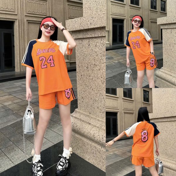 SET ĐÙI THỂ THAO THUN COTTON IN LAKERS 24 PHỐI MÀU - Ảnh 7