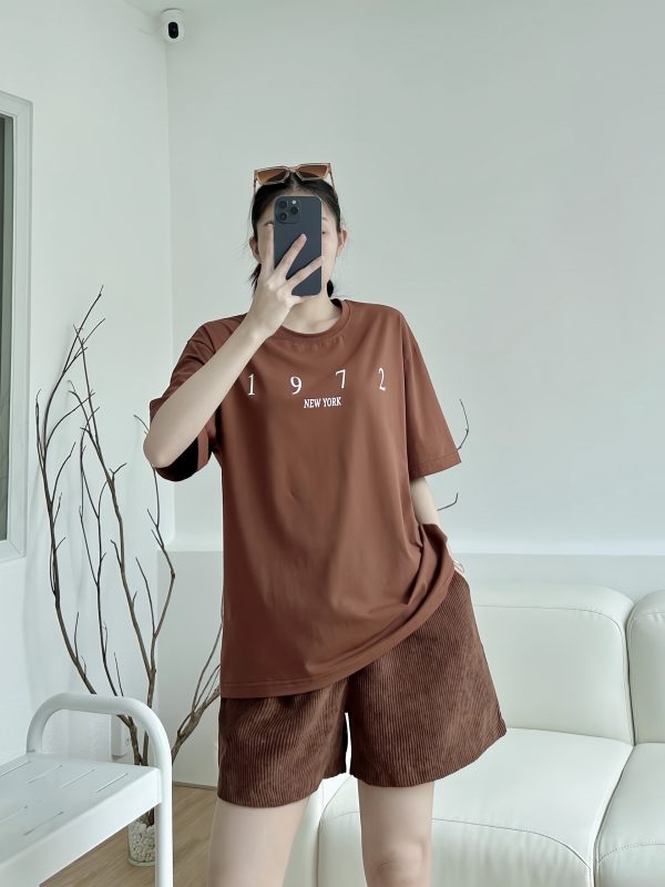 SET ĐÙI ÁO COTTON 1972 PHỐI QUẦN NHUNG KHÁNH LA - Ảnh 4