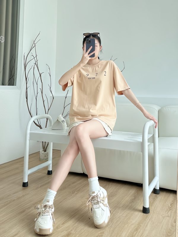 SET ĐÙI ÁO COTTON 1972 PHỐI QUẦN NHUNG KHÁNH LA - Ảnh 2