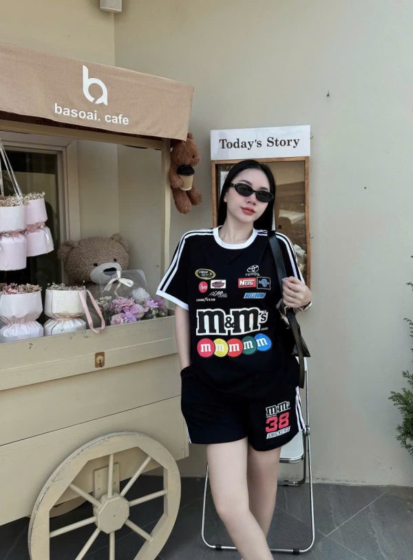 SET ĐÙI THUN COTTON IN HÌNH KẸO MM KHANHLA - Ảnh 2
