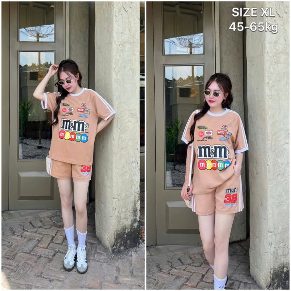 SET ĐÙI THUN COTTON IN HÌNH KẸO MM KHANHLA - Ảnh 4