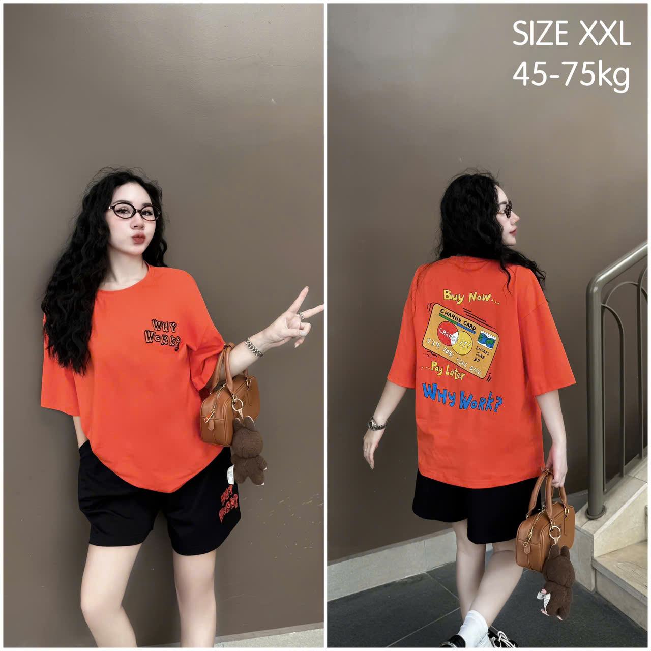 SET ĐÙI THUN ÁO COTTON PHOM RỘNG QUẦN DA CÁ KHÁNH LA - Ảnh 31