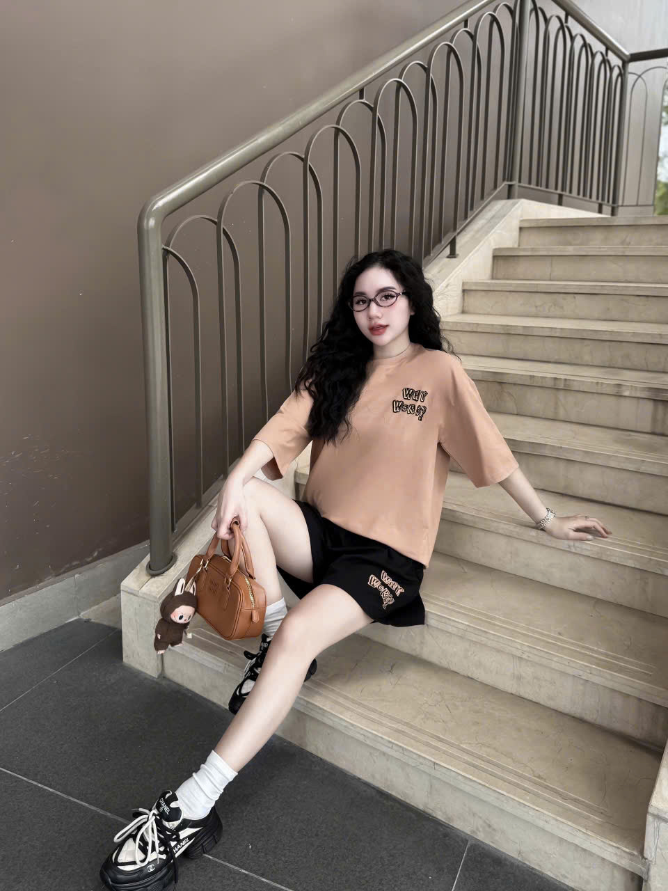 SET ĐÙI THUN ÁO COTTON PHOM RỘNG QUẦN DA CÁ KHÁNH LA - Ảnh 14