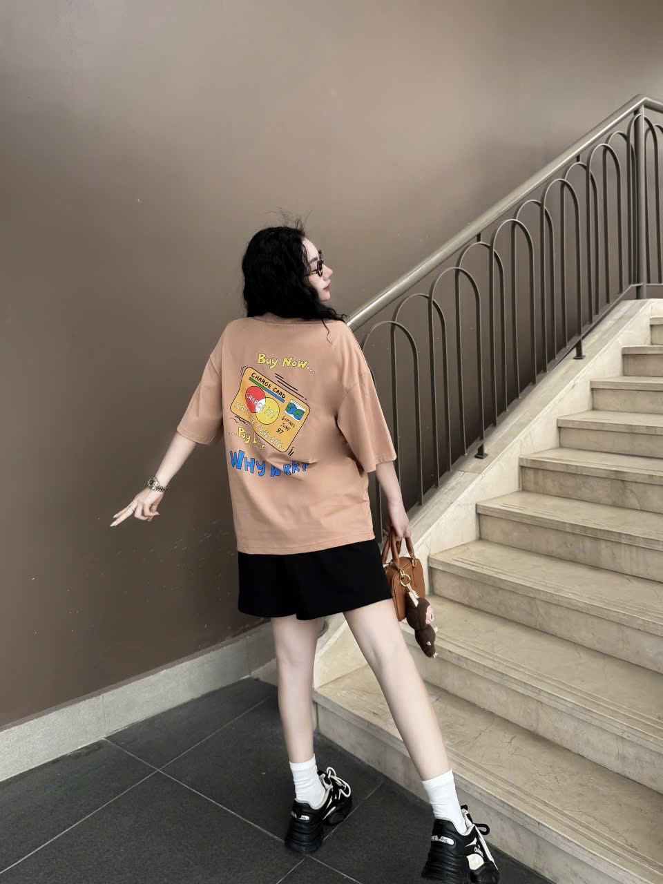 SET ĐÙI THUN ÁO COTTON PHOM RỘNG QUẦN DA CÁ KHÁNH LA - Ảnh 15