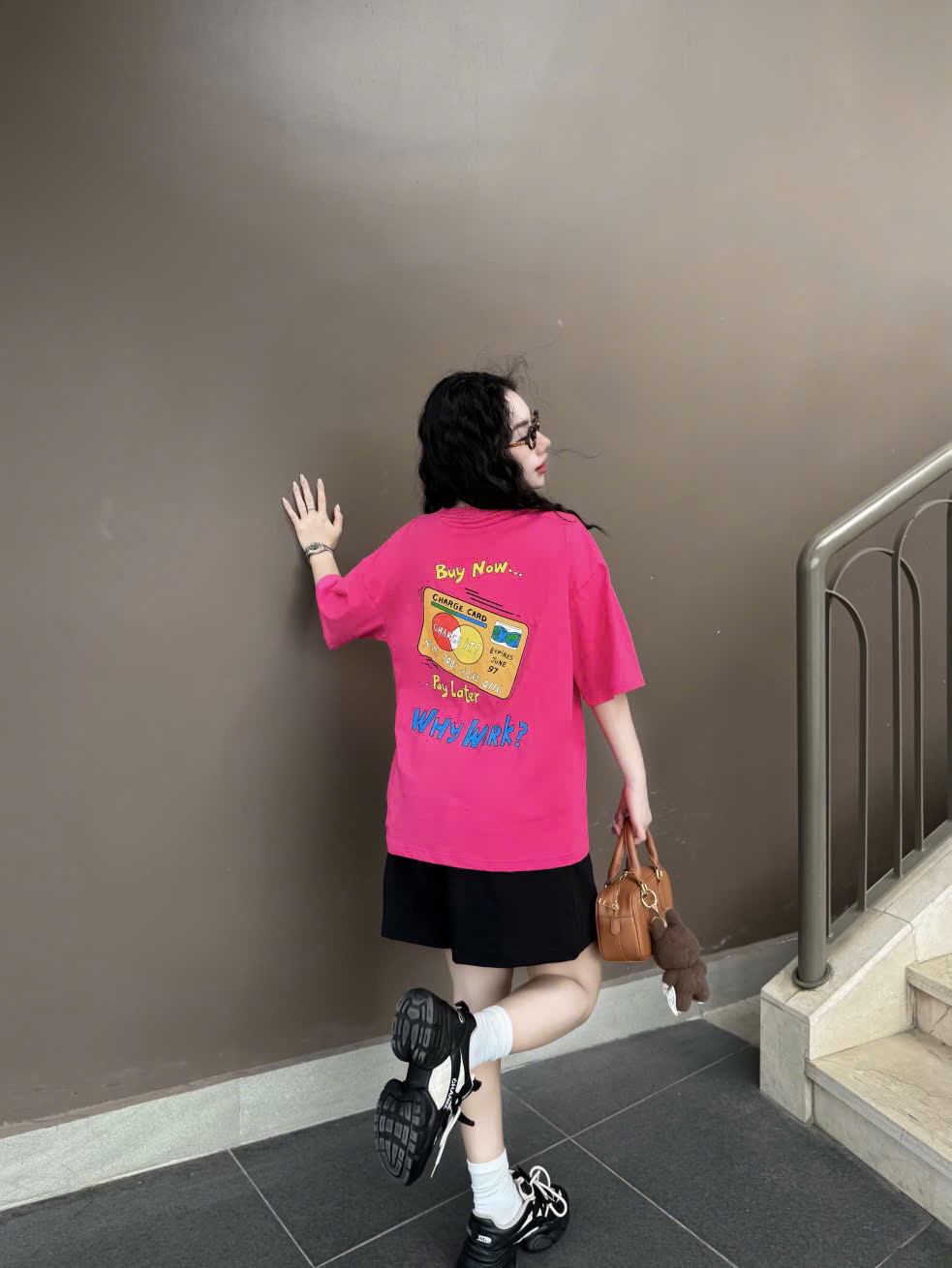 SET ĐÙI THUN ÁO COTTON PHOM RỘNG QUẦN DA CÁ KHÁNH LA - Ảnh 17