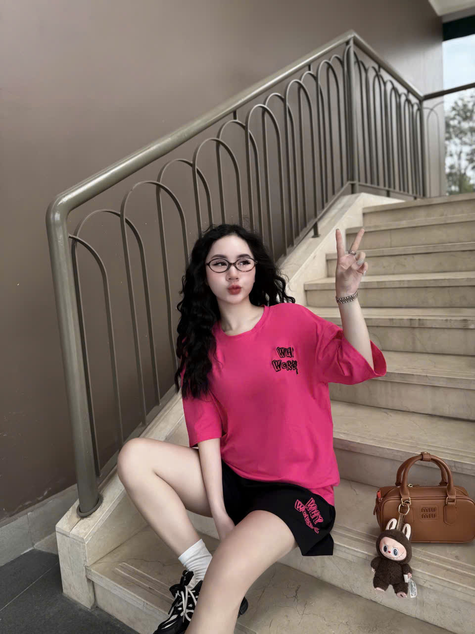 SET ĐÙI THUN ÁO COTTON PHOM RỘNG QUẦN DA CÁ KHÁNH LA - Ảnh 18