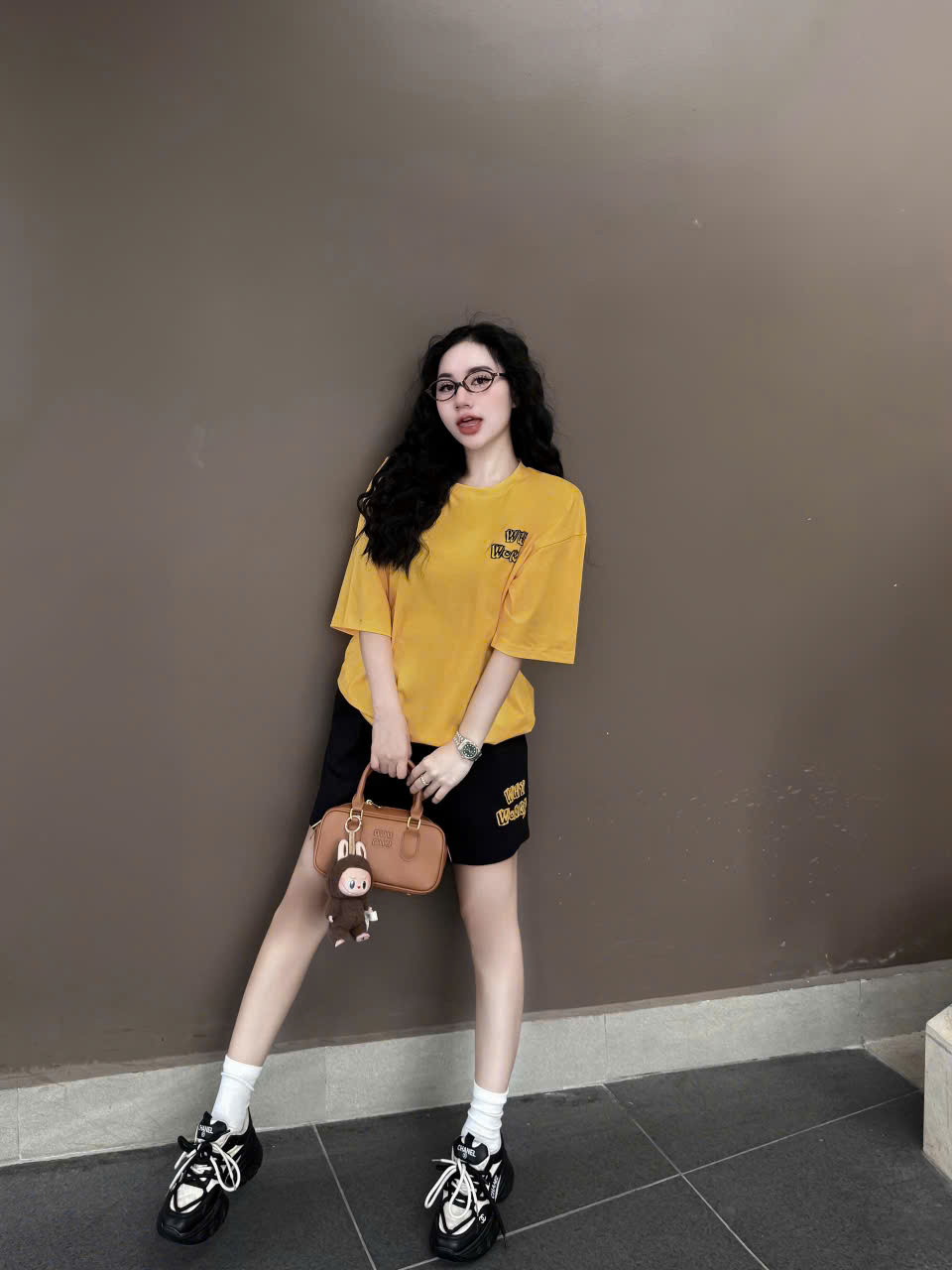 SET ĐÙI THUN ÁO COTTON PHOM RỘNG QUẦN DA CÁ KHÁNH LA - Ảnh 9