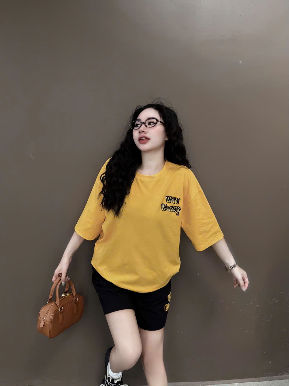 SET ĐÙI THUN ÁO COTTON PHOM RỘNG QUẦN DA CÁ KHÁNH LA - Ảnh 8