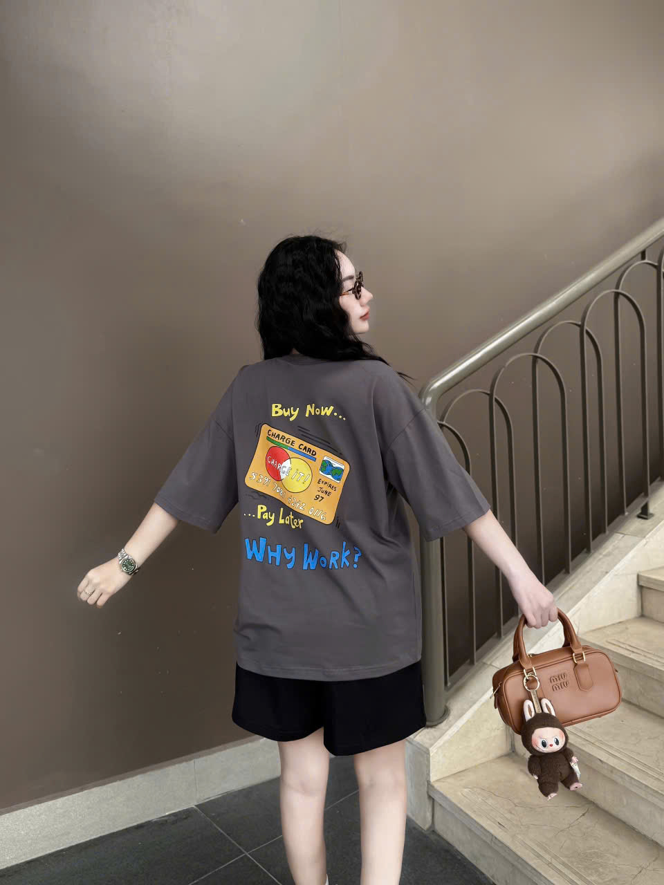 SET ĐÙI THUN ÁO COTTON PHOM RỘNG QUẦN DA CÁ KHÁNH LA - Ảnh 21