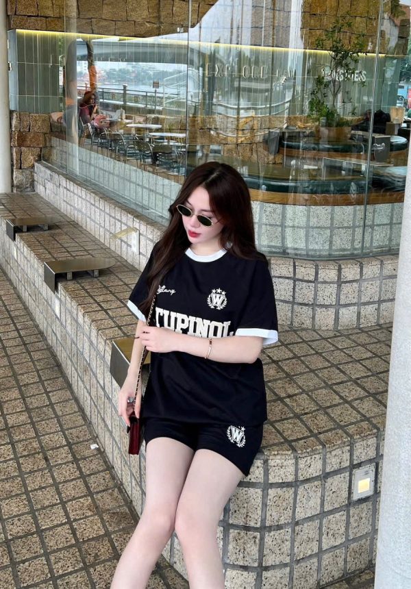 SET ĐÙI THỂ THAO THUN COTTON THÊU STUPIOL KHÁNH LA - Ảnh 4
