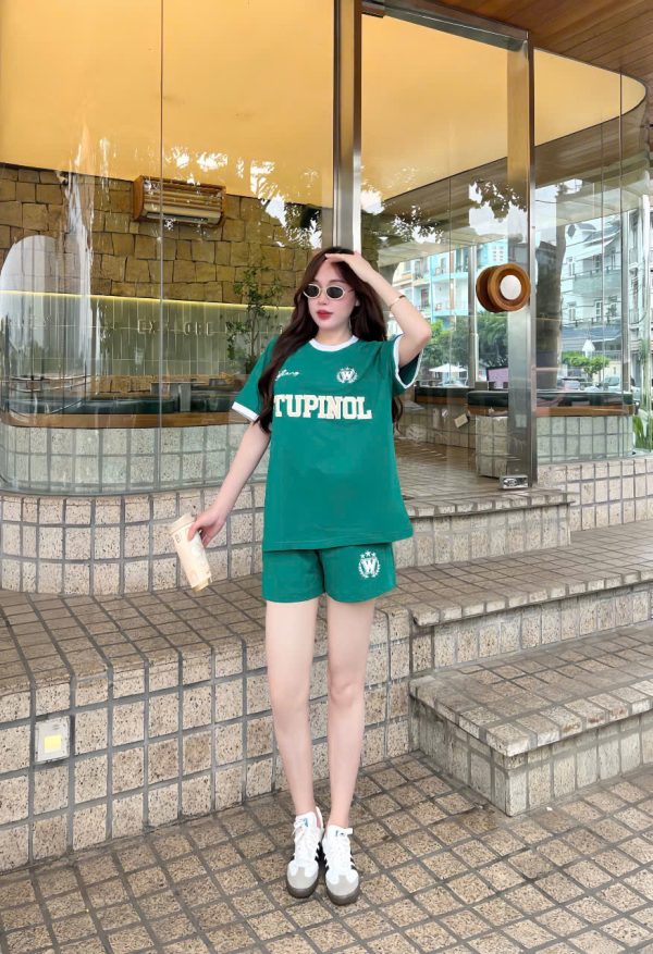 SET ĐÙI THỂ THAO THUN COTTON THÊU STUPIOL KHÁNH LA