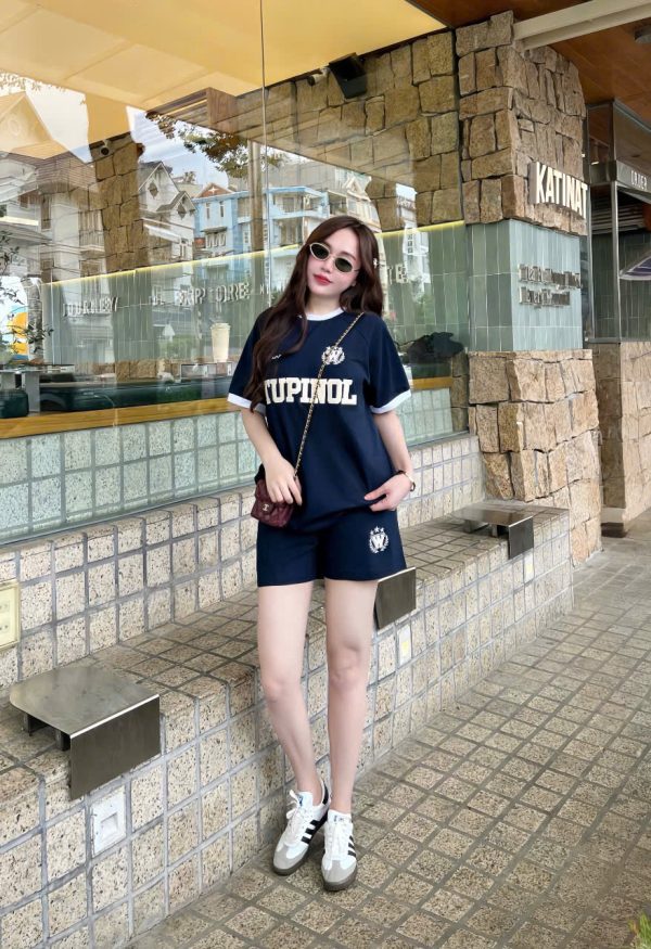 SET ĐÙI THỂ THAO THUN COTTON THÊU STUPIOL KHÁNH LA - Ảnh 9