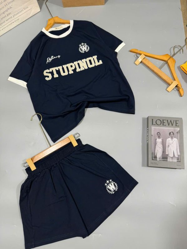 SET ĐÙI THỂ THAO THUN COTTON THÊU STUPIOL KHÁNH LA - Ảnh 10