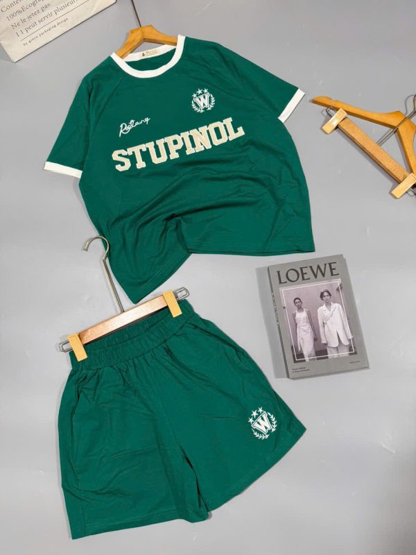SET ĐÙI THỂ THAO THUN COTTON THÊU STUPIOL KHÁNH LA - Ảnh 13