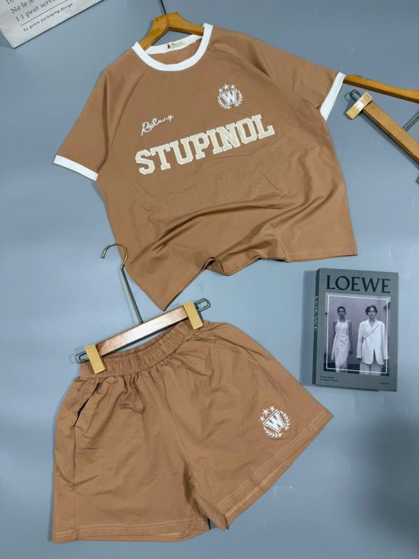 SET ĐÙI THỂ THAO THUN COTTON THÊU STUPIOL KHÁNH LA - Ảnh 18