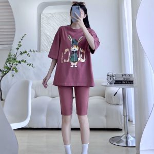 SET LỬNG ÁO COTTON 2C THỎ QUẦN ÔM LỬNG KHÁNH LA