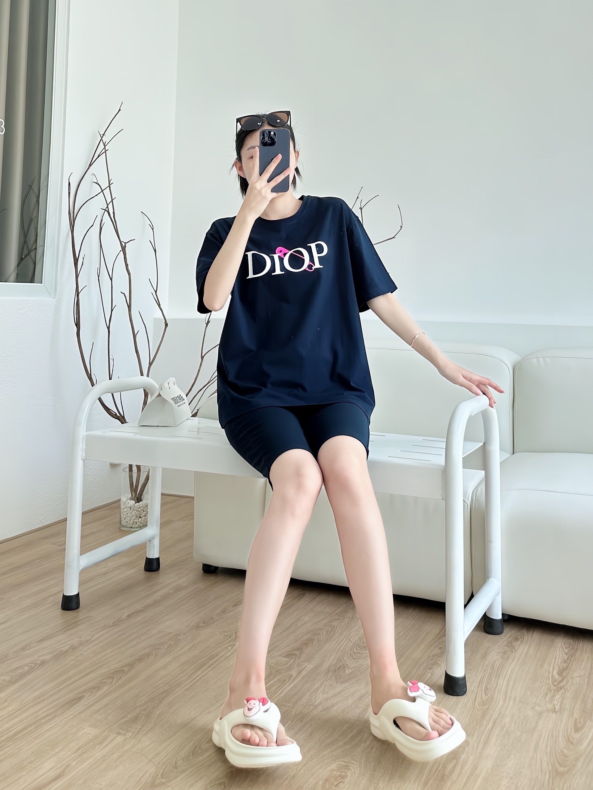 SET LỬNG ÁO THUN COTTON 4C DIOP QUẦN ÔM KHÁNH LA - Ảnh 19