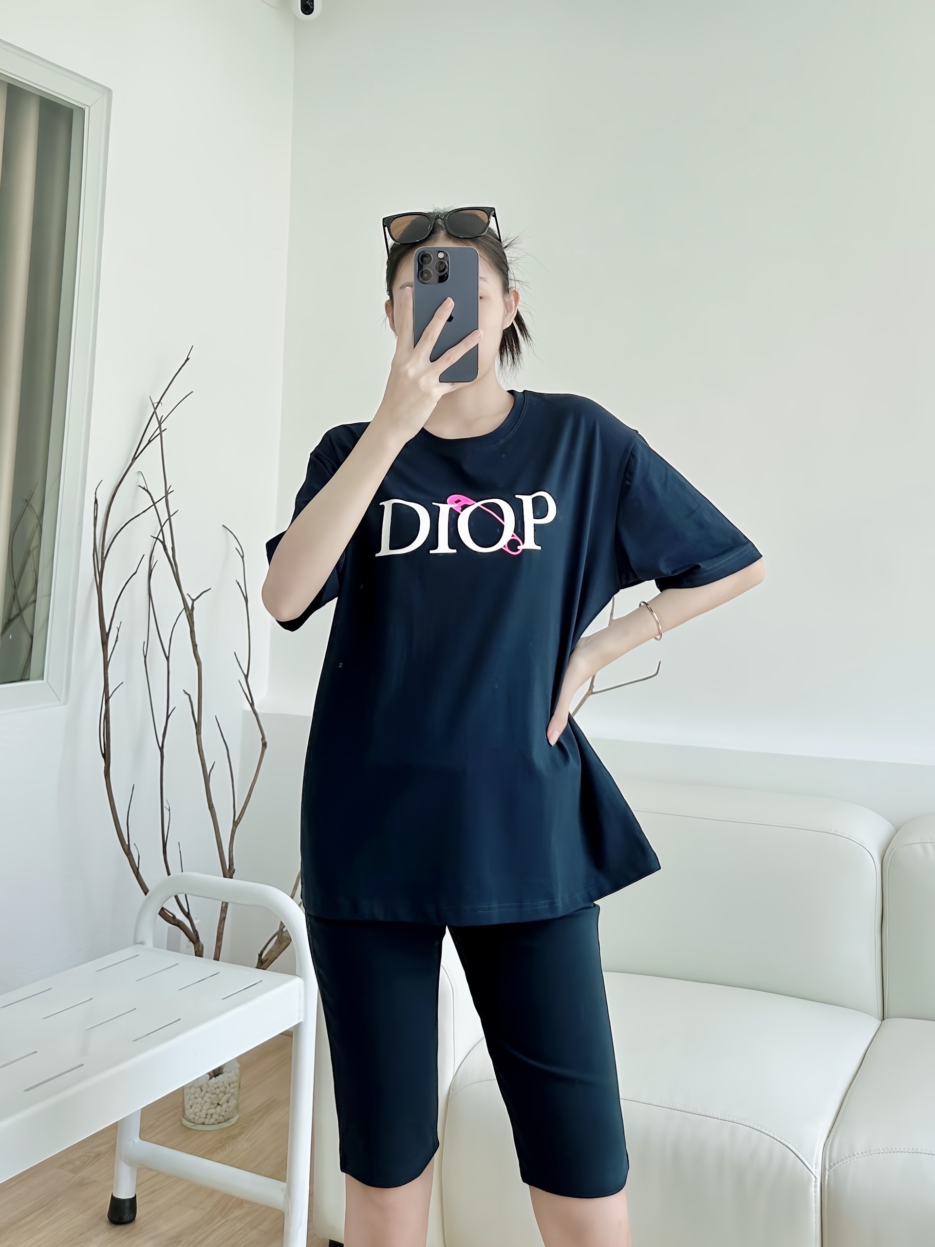 SET LỬNG ÁO THUN COTTON 4C DIOP QUẦN ÔM KHÁNH LA - Ảnh 18