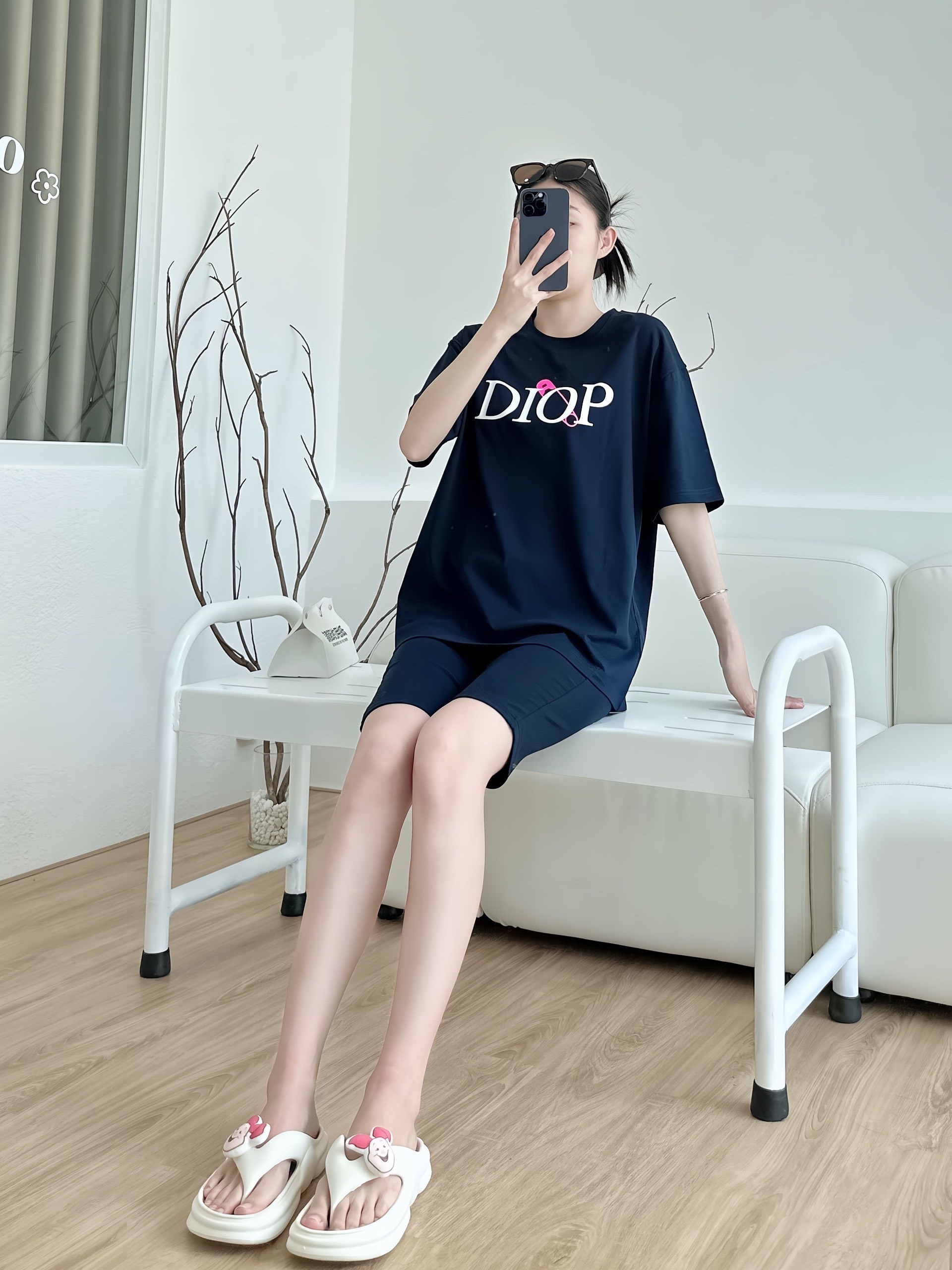 SET LỬNG ÁO THUN COTTON 4C DIOP QUẦN ÔM KHÁNH LA - Ảnh 17