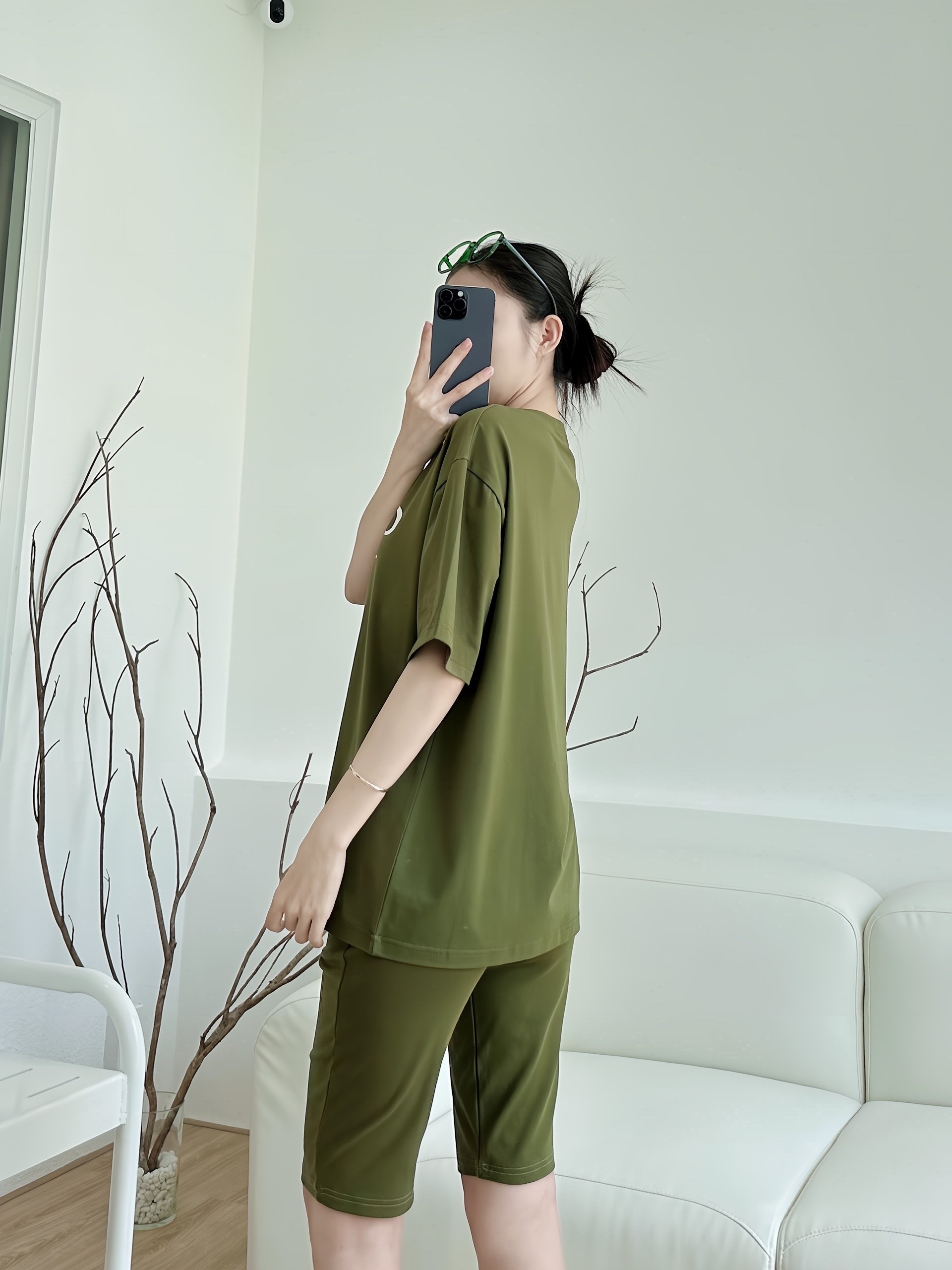 SET LỬNG ÁO THUN COTTON 4C DIOP QUẦN ÔM KHÁNH LA - Ảnh 16