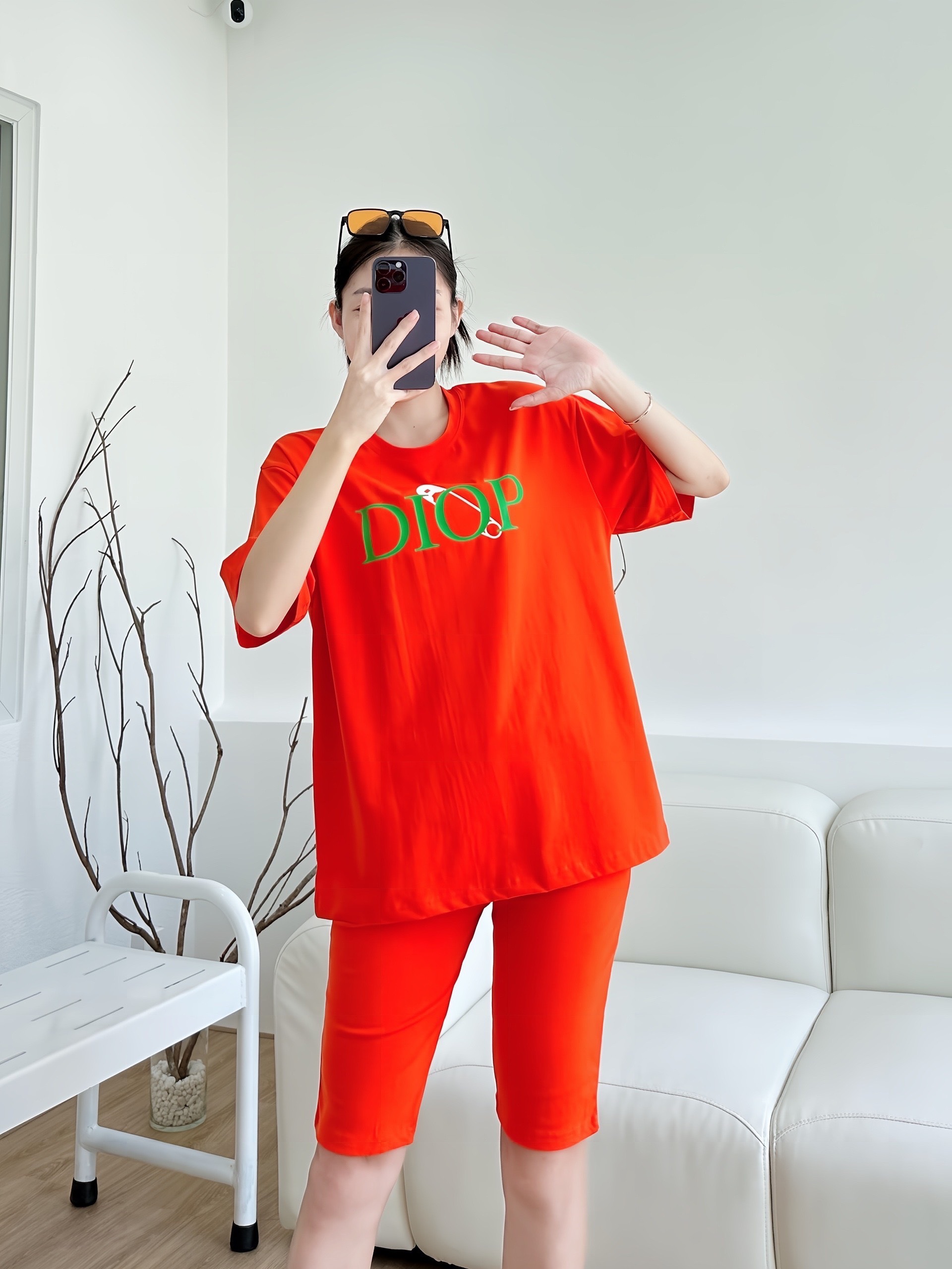 SET LỬNG ÁO THUN COTTON 4C DIOP QUẦN ÔM KHÁNH LA - Ảnh 13