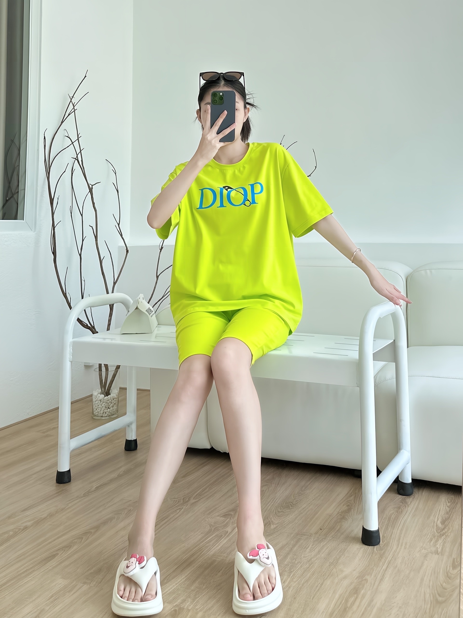 SET LỬNG ÁO THUN COTTON 4C DIOP QUẦN ÔM KHÁNH LA - Ảnh 20