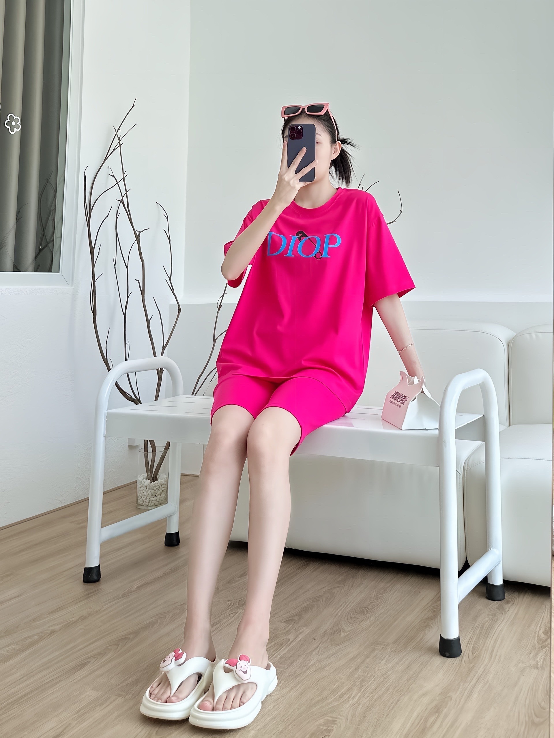 SET LỬNG ÁO THUN COTTON 4C DIOP QUẦN ÔM KHÁNH LA - Ảnh 23