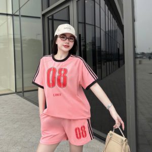 SET ĐÙI THUN COTTON THỂ THAO IN SỐ 08 KHÁNH LA