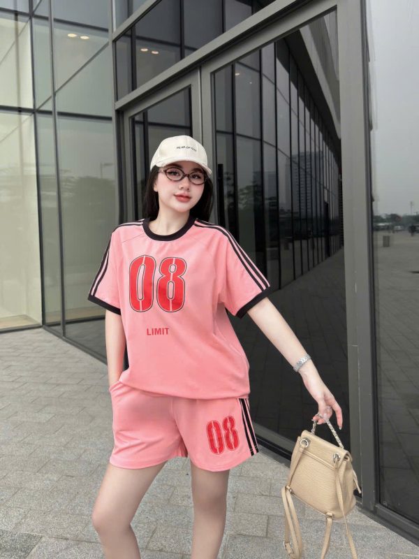 SET ĐÙI THUN COTTON THỂ THAO IN SỐ 08 KHÁNH LA
