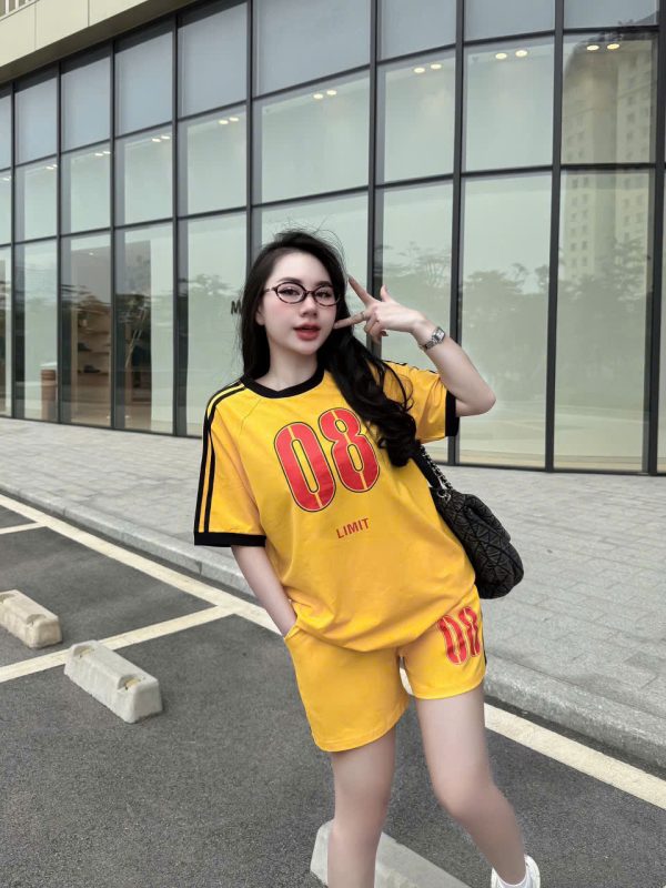 SET ĐÙI THUN COTTON THỂ THAO IN SỐ 08 KHÁNH LA - Ảnh 2