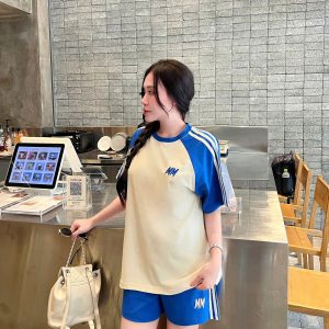 Set Bộ Đui Thun Cotton Phoi Mau Theu MM Khanh La