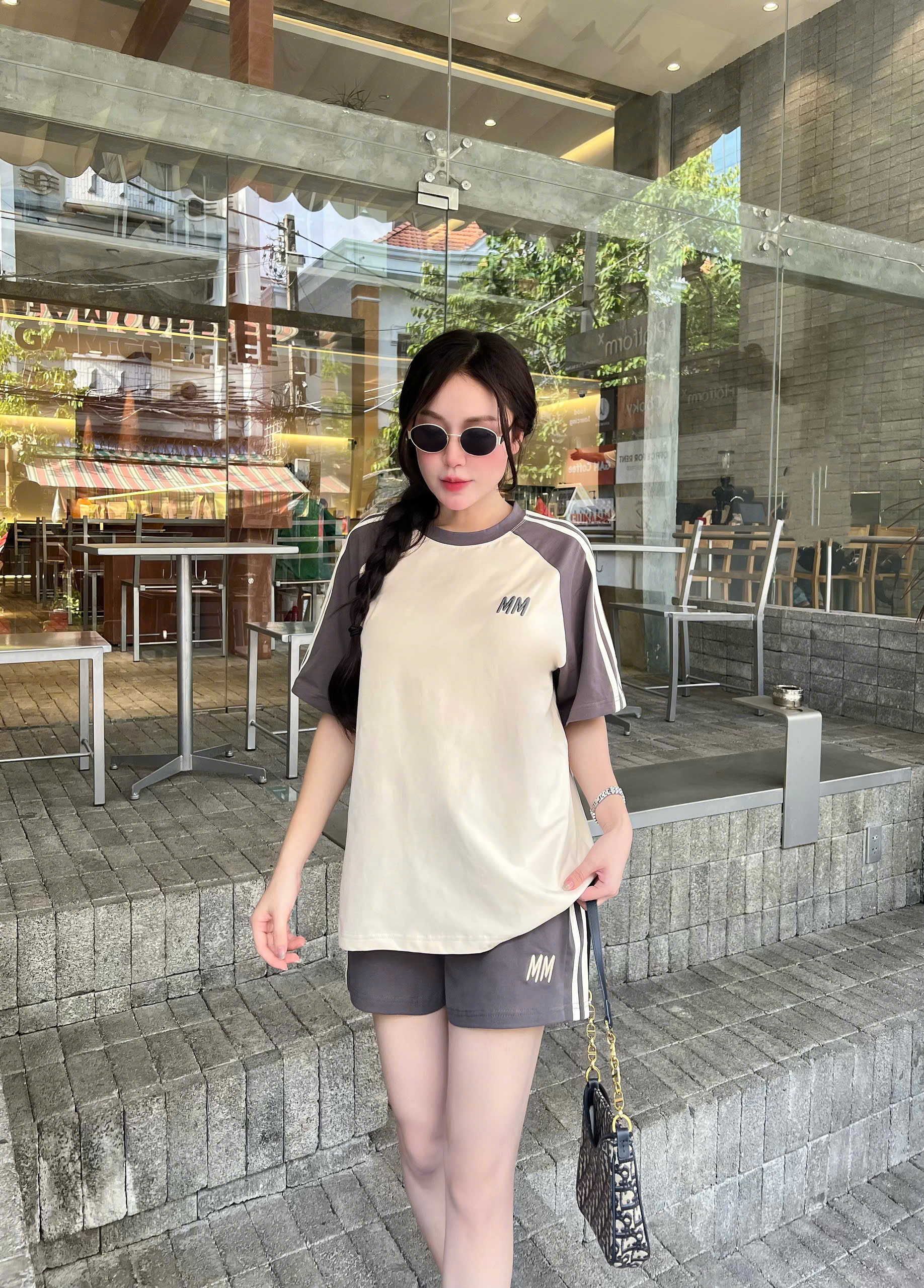 Set Bộ Đui Thun Cotton Phoi Mau Theu MM Khanh La - Ảnh 21