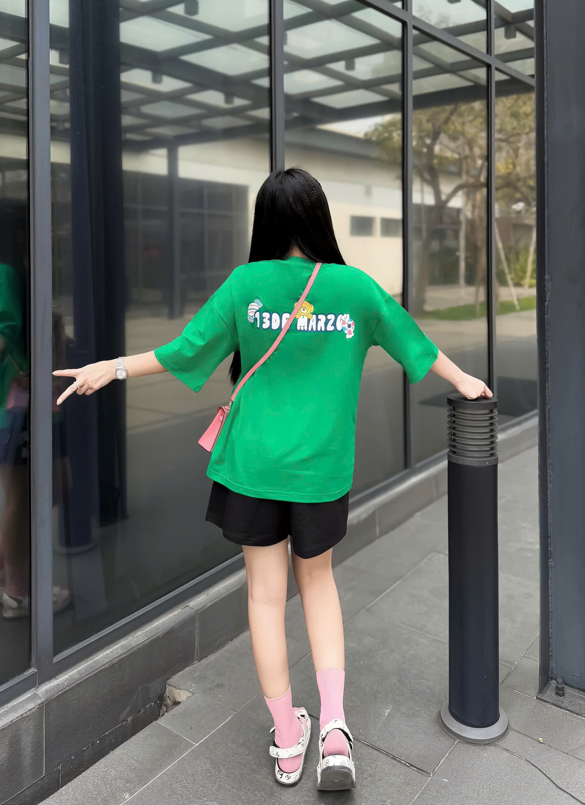 SET ĐÙI ÁO THUN PHOM RỘNG QUẦN DA CÁ IN HÌNH GẤU TRẺ TRUNG - Ảnh 22