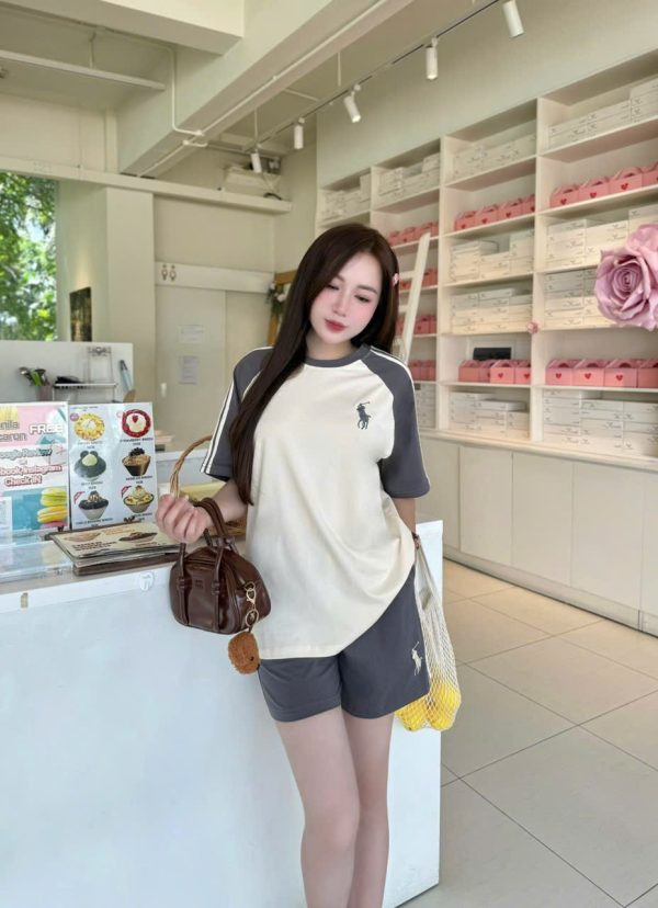 SET ĐÙI THUN COTTON THỂ THAO THÊU NGỰA KHÁNH LA - Ảnh 4