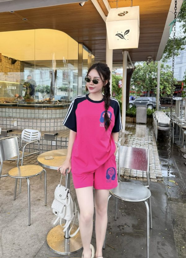 Set Đùi Thun Cotton Tai Nghe Phối Màu Khánh La - Ảnh 17